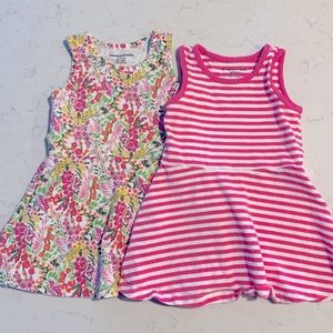 Amazon Essentials Sleeveless summer 2T dresses - set of 2